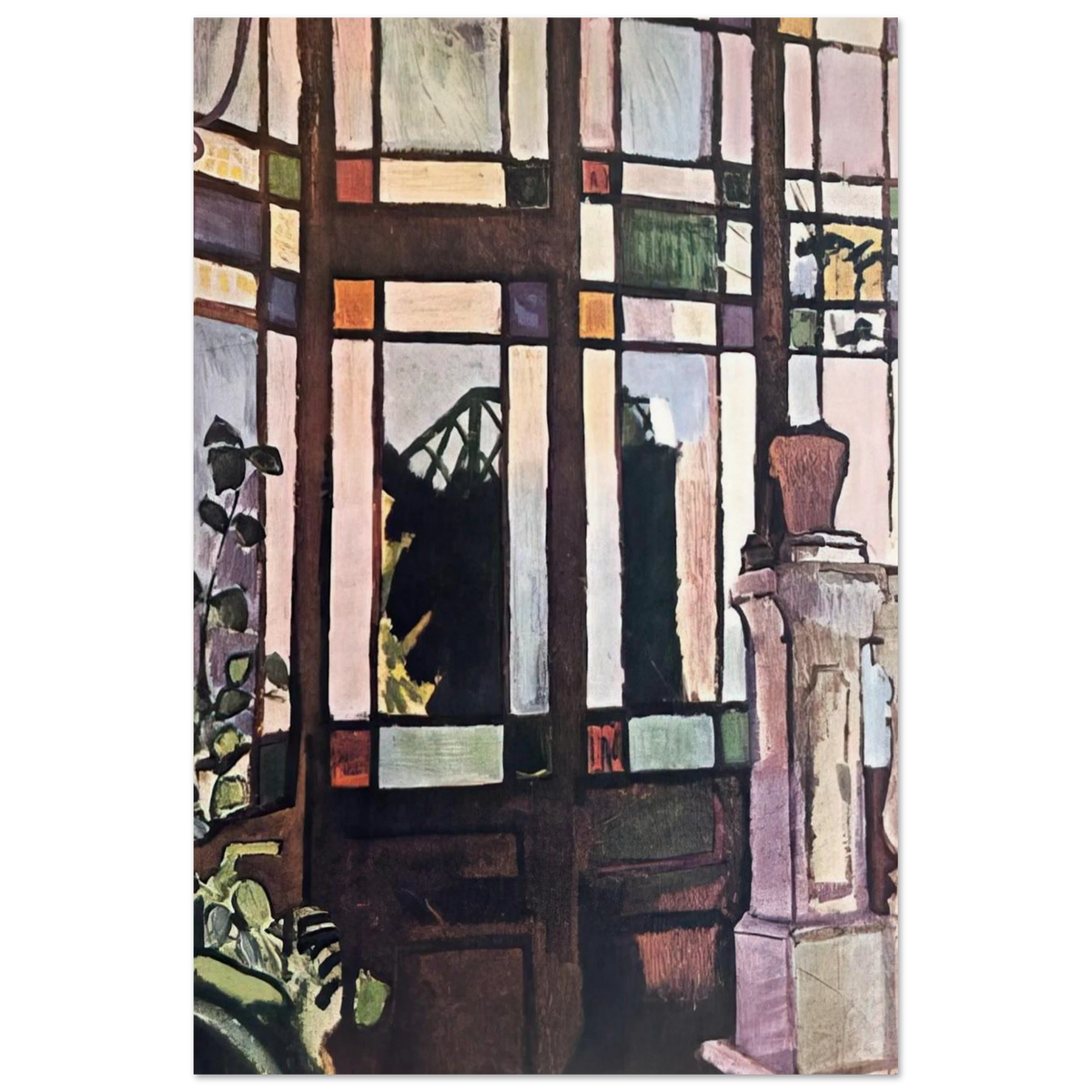 WINDOW WITH COLOURED GLASSES 1906 Poster | Raoul Dufy Poster | Raoul Dufy Shop