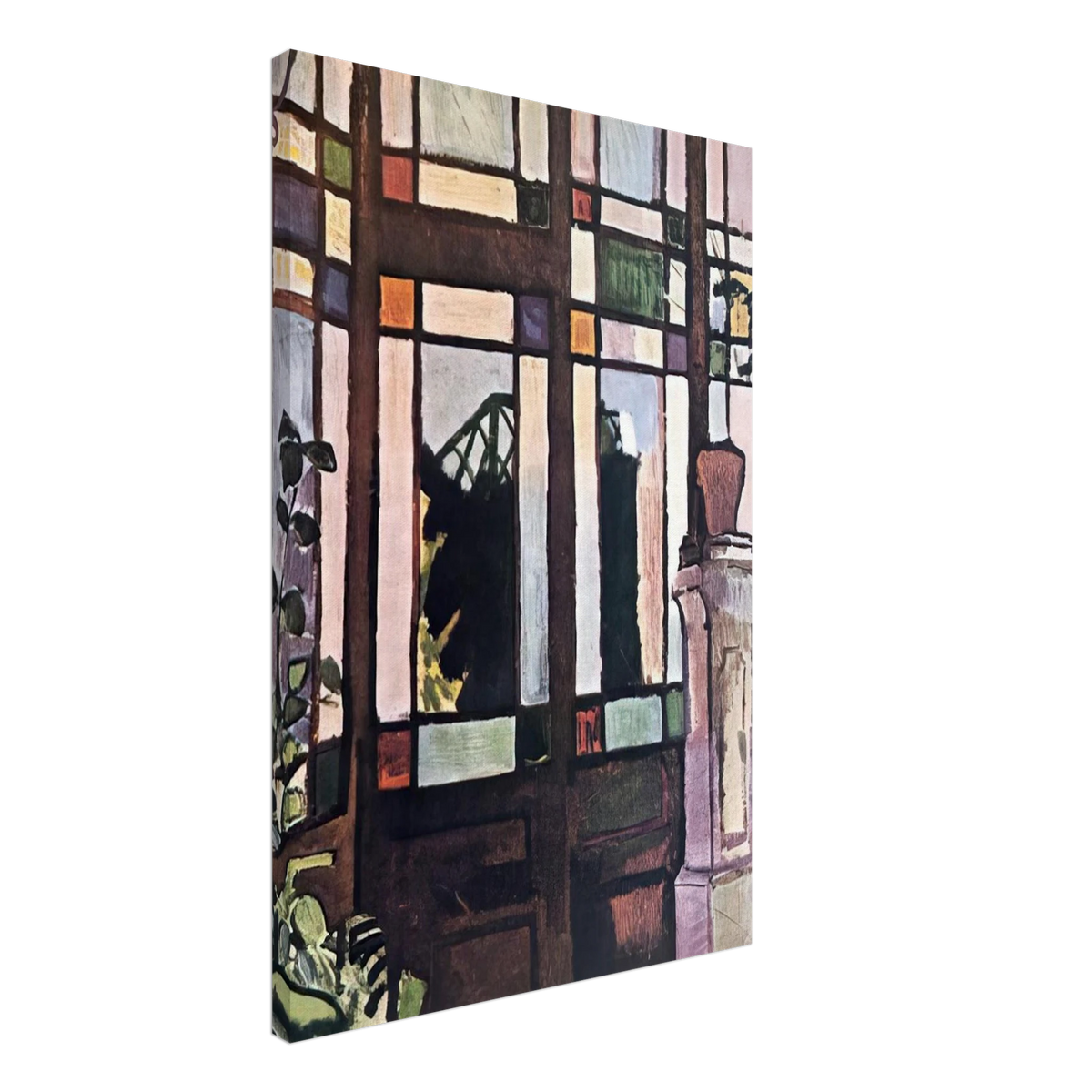 WINDOW WITH COLOURED GLASSES 1906 Canvas | Raoul Dufy Canvas | Raoul Dufy Shop