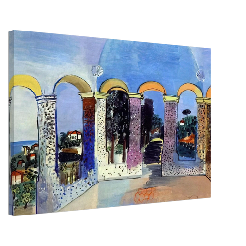ARCADES AT VALLAURIS 1927 Canvas | Raoul Dufy Canvas | Raoul Dufy Shop