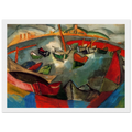 BOATS IN MARSEILLE 1908 Framed Poster | Raoul Dufy Framed Prints Wall Art | Raoul Dufy Shop