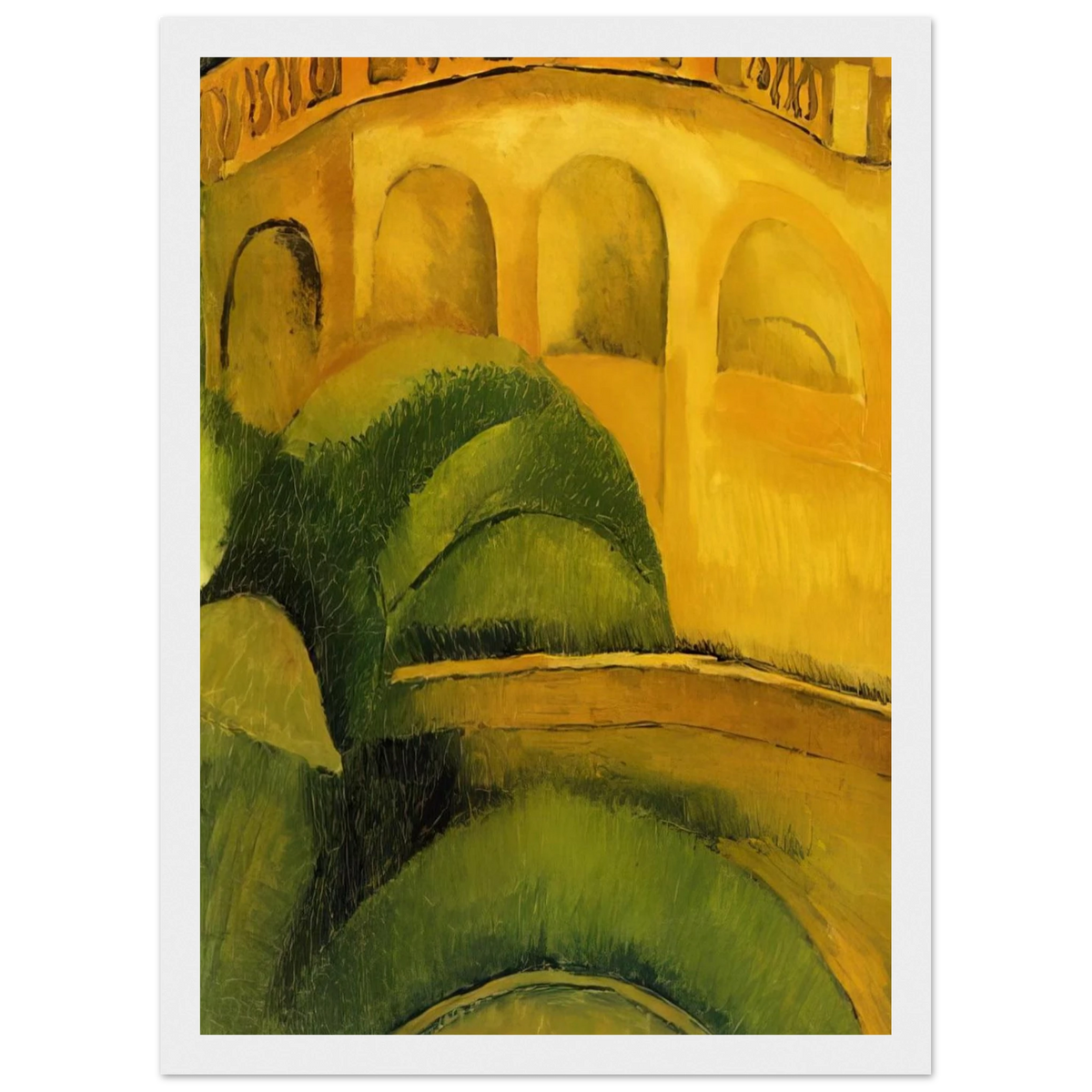 ARCADES AT L ESTAQUE 1908 Framed Poster | Raoul Dufy Framed Prints Wall Art | Raoul Dufy Shop