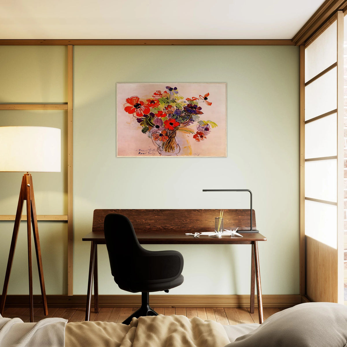 ANEMONES 1953 Framed Poster | Raoul Dufy Framed Prints Wall Art | Raoul Dufy Shop