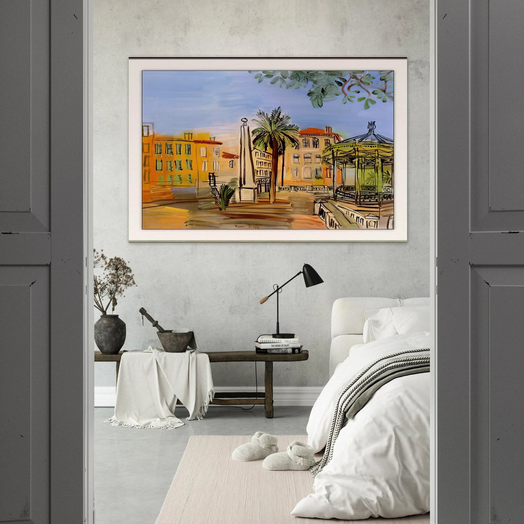 THE SQUARE IN HYERES Poster | Raoul Dufy Poster | Raoul Dufy Shop