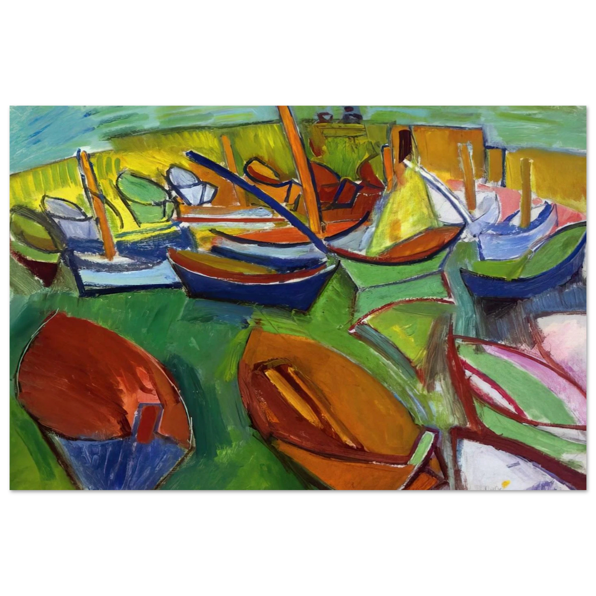 MARTIGUES 1907 Poster | Raoul Dufy Poster | Raoul Dufy Shop