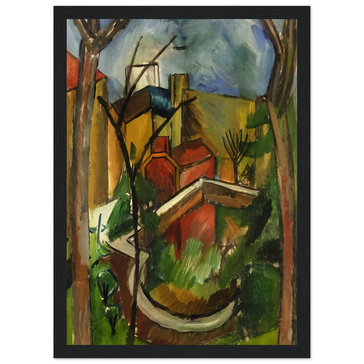 LANDSCAPE OF FALAISE 1910 Framed Poster | Raoul Dufy Framed Prints Wall Art | Raoul Dufy Shop