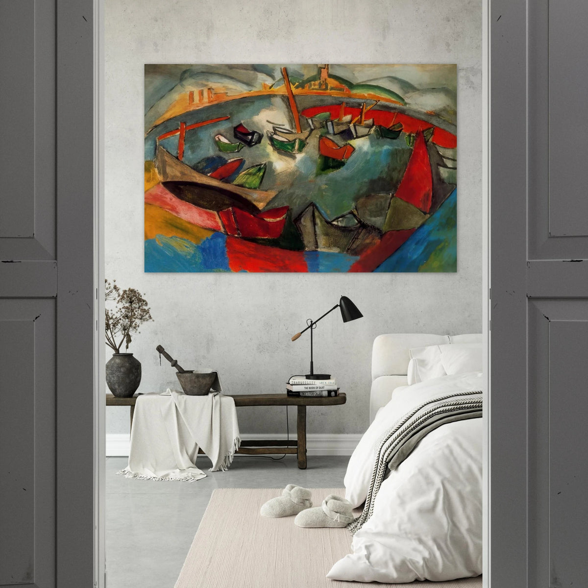 BOATS IN MARSEILLE 1908 Poster | Raoul Dufy Poster | Raoul Dufy Shop