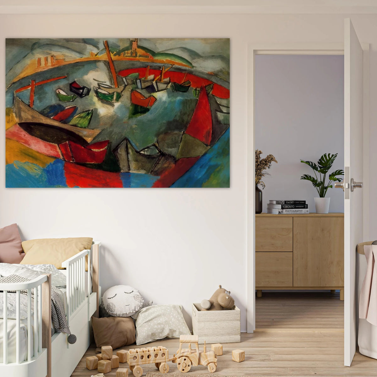 BOATS IN MARSEILLE 1908 Poster | Raoul Dufy Poster | Raoul Dufy Shop