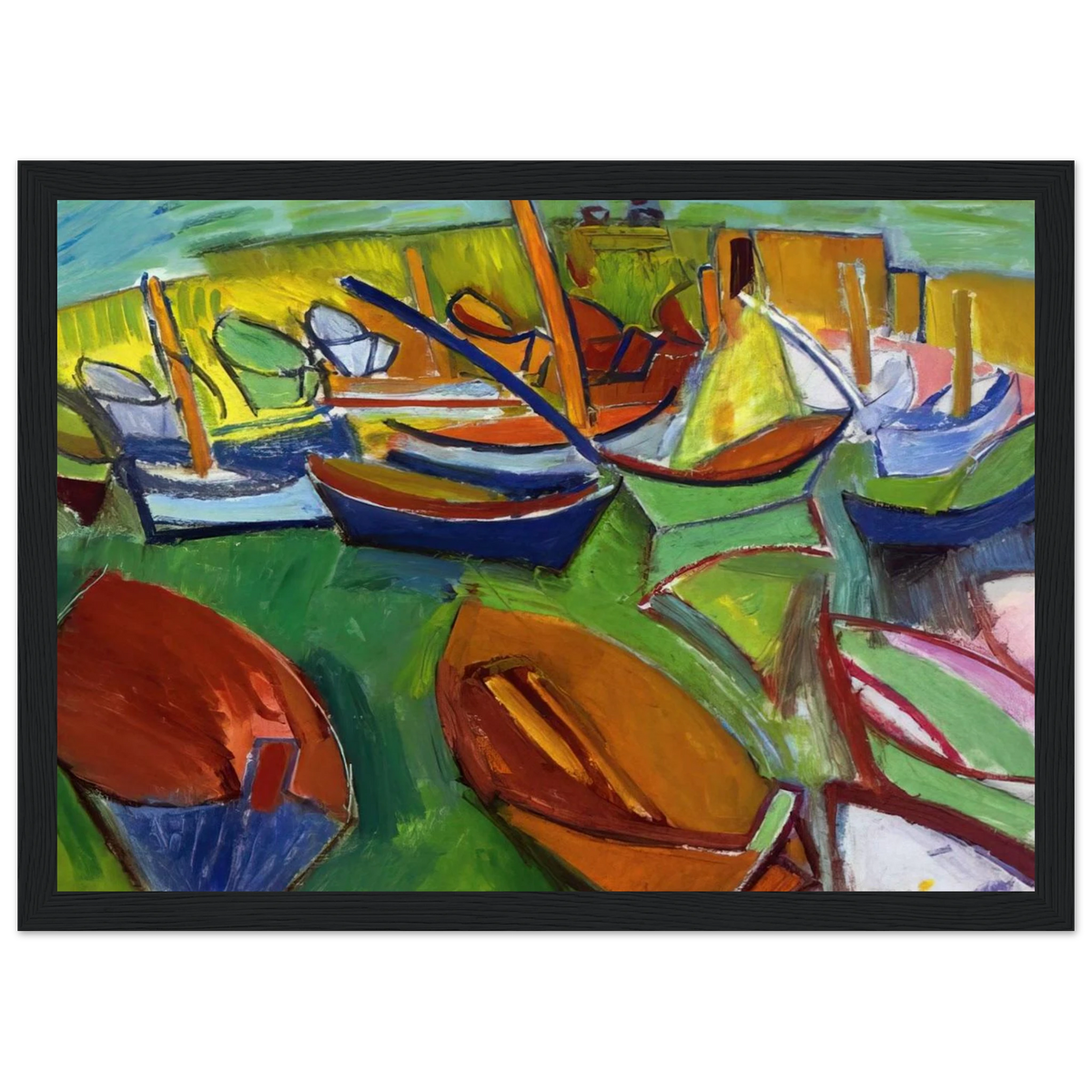 MARTIGUES 1907 Framed Poster | Raoul Dufy Framed Prints Wall Art | Raoul Dufy Shop
