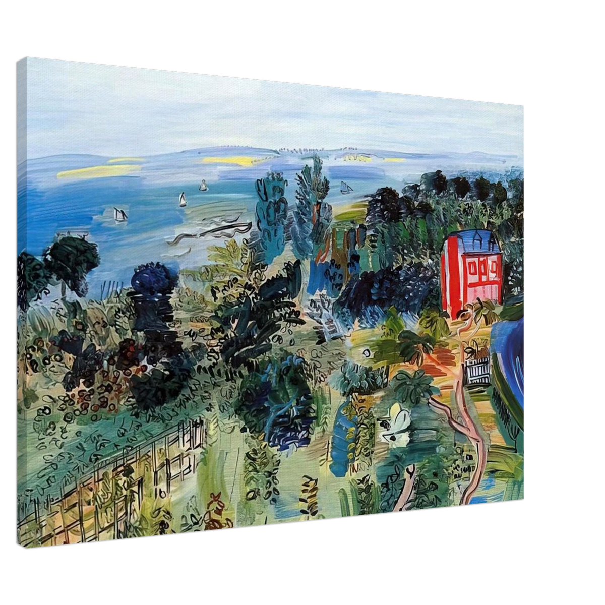 VILLERVILLE Canvas | Raoul Dufy Canvas | Raoul Dufy Shop