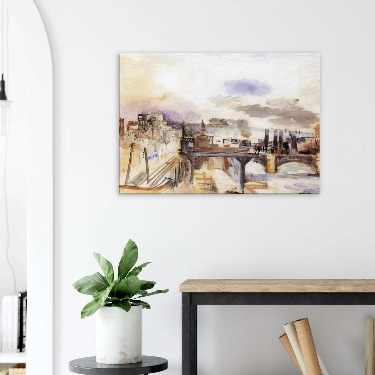 PARISIAN BRIDGE 1922 Canvas | Raoul Dufy Canvas | Raoul Dufy Shop