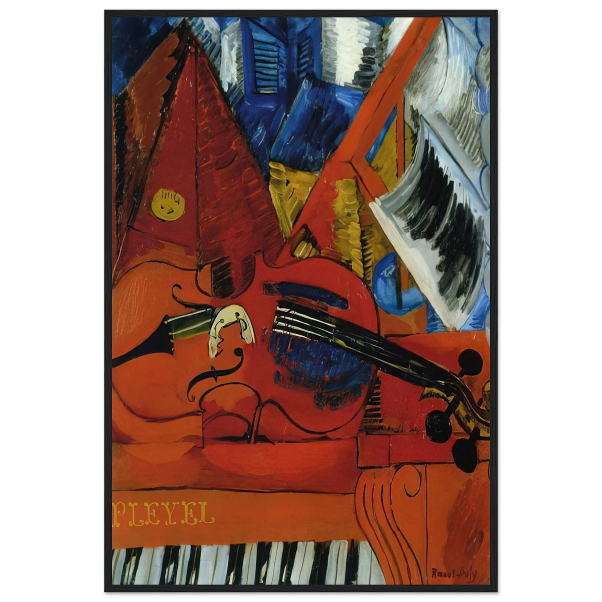 THE VIOLIN 1916 Framed Poster | Raoul Dufy Framed Prints Wall Art | Raoul Dufy Shop