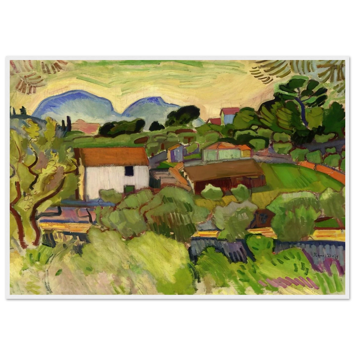 THE RIVER Framed Poster | Raoul Dufy Framed Prints Wall Art | Raoul Dufy Shop