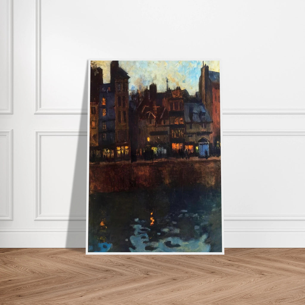 PIER OF LE HAVRE IN THE EVENING 1901 Framed Poster | Raoul Dufy Framed Prints Wall Art | Raoul Dufy Shop