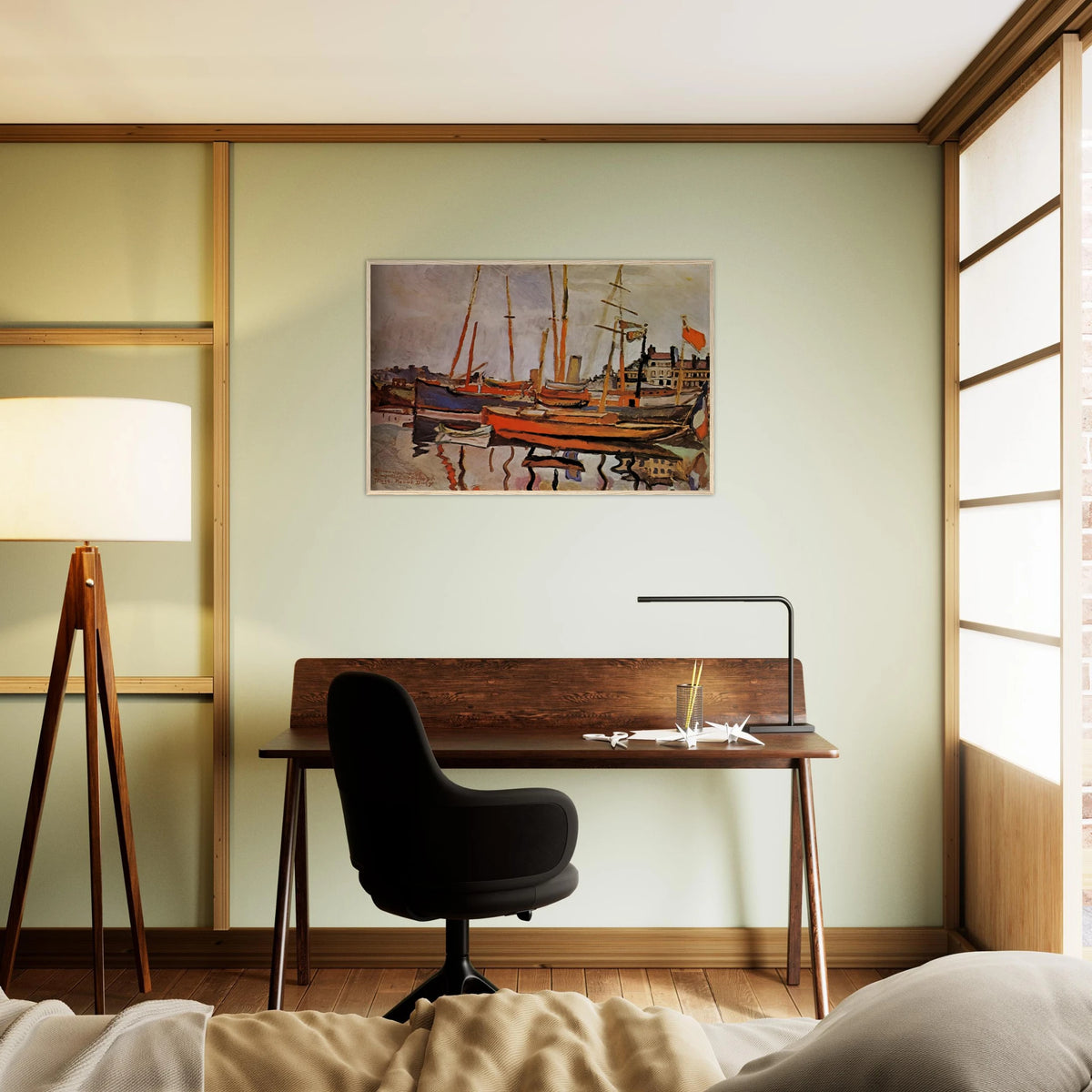 THE PORT OF LE HAVRE 1906 Framed Poster | Raoul Dufy Framed Prints Wall Art | Raoul Dufy Shop