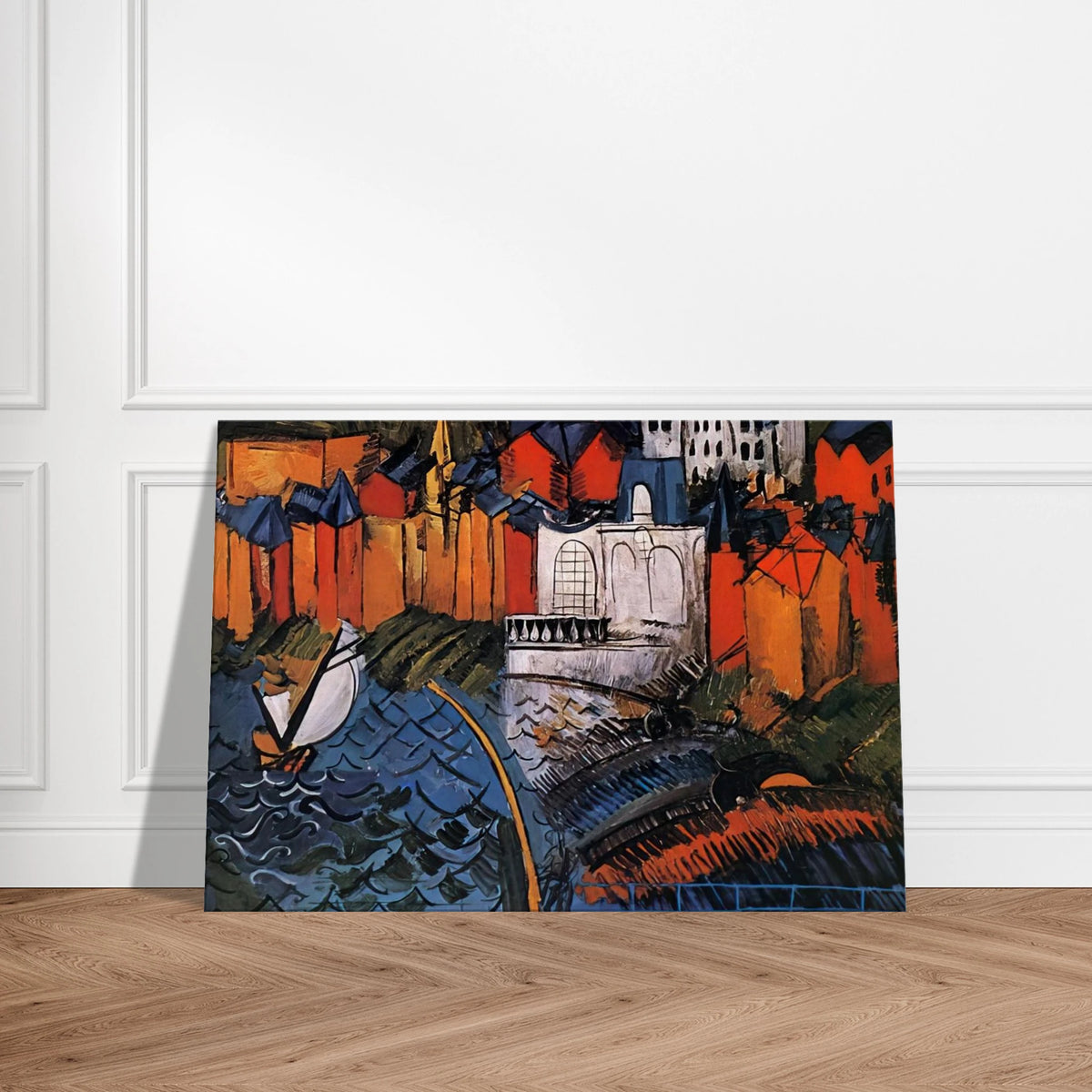 SAILBOAT AT SAINTE ADRESSE 1912 Canvas | Raoul Dufy Canvas | Raoul Dufy Shop