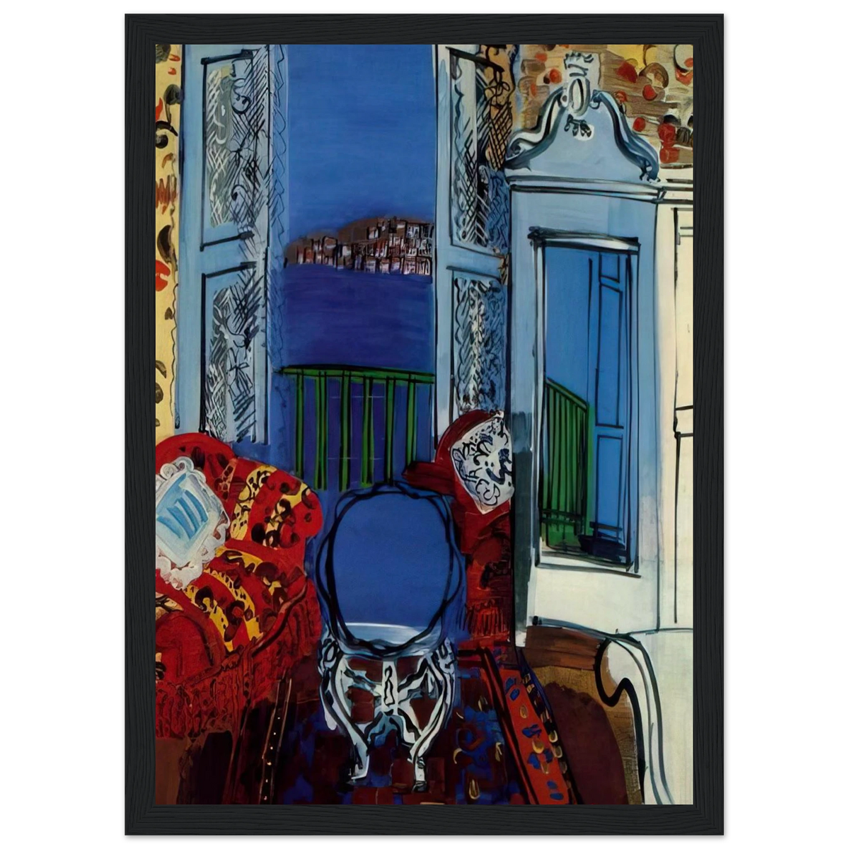 OPEN WINDOW 1928 Framed Poster | Raoul Dufy Framed Prints Wall Art | Raoul Dufy Shop