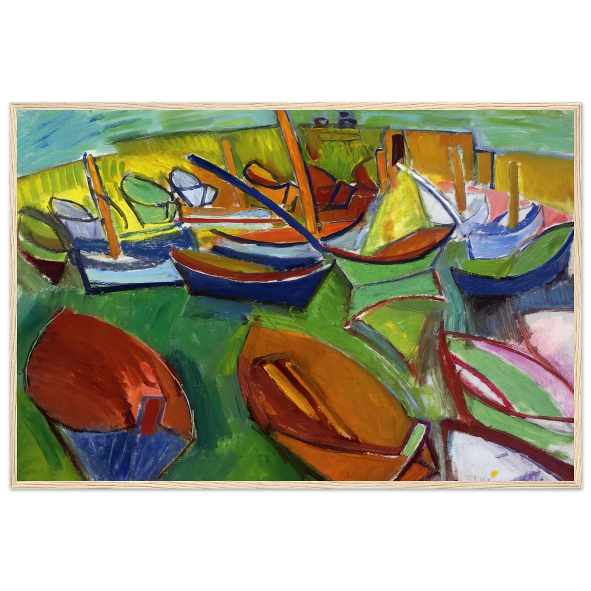 MARTIGUES 1907 Framed Poster | Raoul Dufy Framed Prints Wall Art | Raoul Dufy Shop