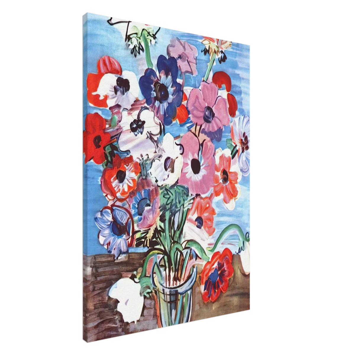 ANEMONES 1937 Canvas | Raoul Dufy Canvas | Raoul Dufy Shop