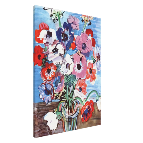 ANEMONES 1937 Canvas | Raoul Dufy Canvas | Raoul Dufy Shop