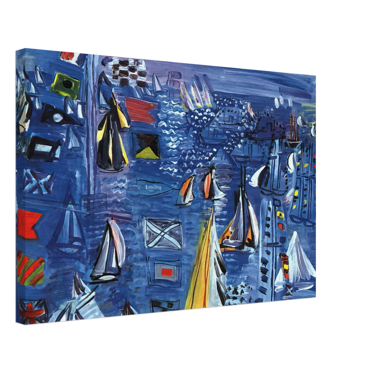 REGATTA AT COWES 1934 Canvas | Raoul Dufy Canvas | Raoul Dufy Shop