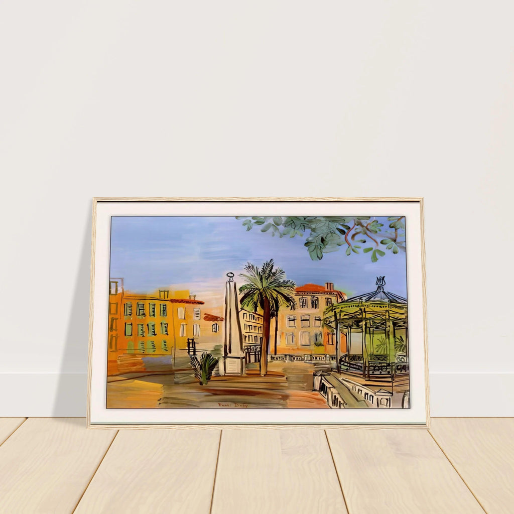 THE SQUARE IN HYERES Framed Poster | Raoul Dufy Framed Prints Wall Art | Raoul Dufy Shop