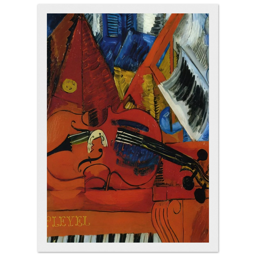 THE VIOLIN 1916 Framed Poster | Raoul Dufy Framed Prints Wall Art | Raoul Dufy Shop