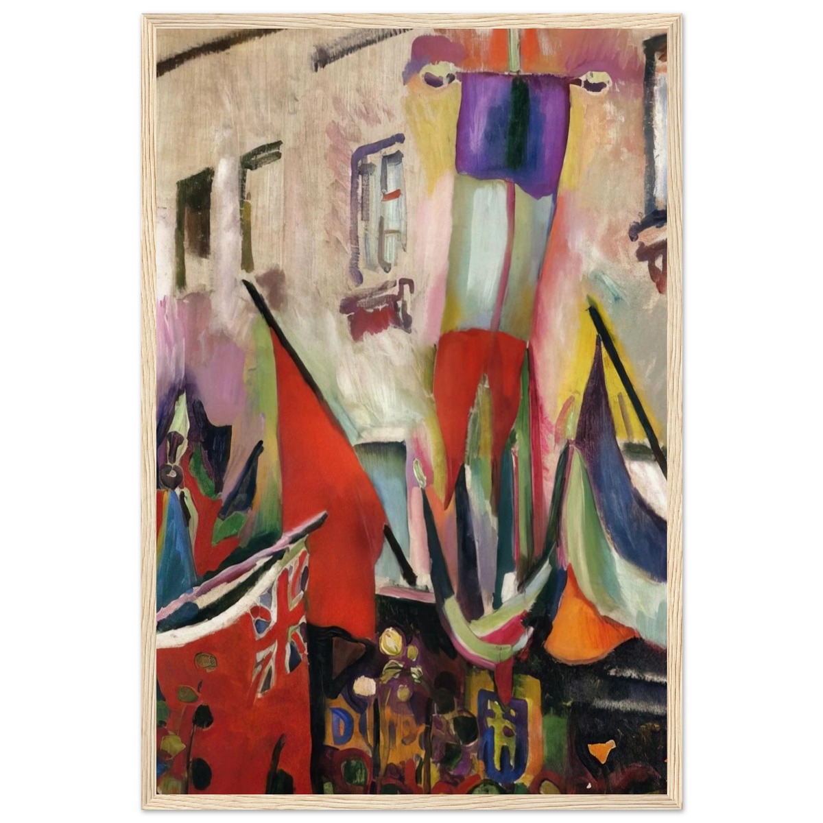 FLAGS 1906 Framed Poster | Raoul Dufy Framed Prints Wall Art | Raoul Dufy Shop