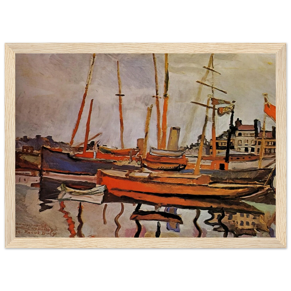 THE PORT OF LE HAVRE 1906 Framed Poster | Raoul Dufy Framed Prints Wall Art | Raoul Dufy Shop