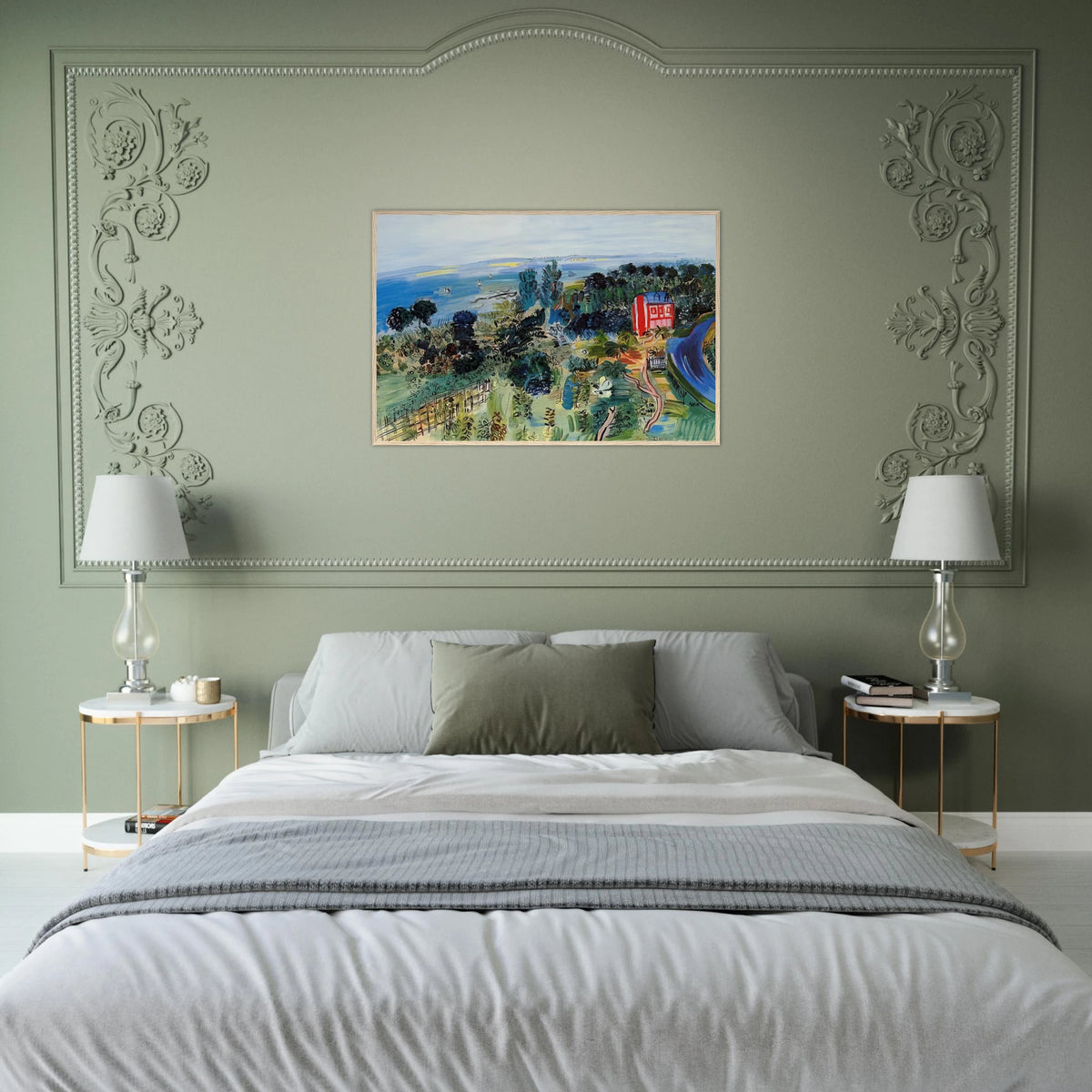 VILLERVILLE Framed Poster | Raoul Dufy Framed Prints Wall Art | Raoul Dufy Shop