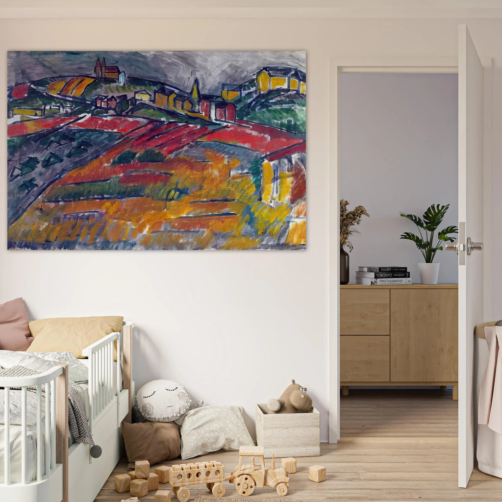LANDSCAPE WITH RED AND YELLOW Poster | Raoul Dufy Poster | Raoul Dufy Shop