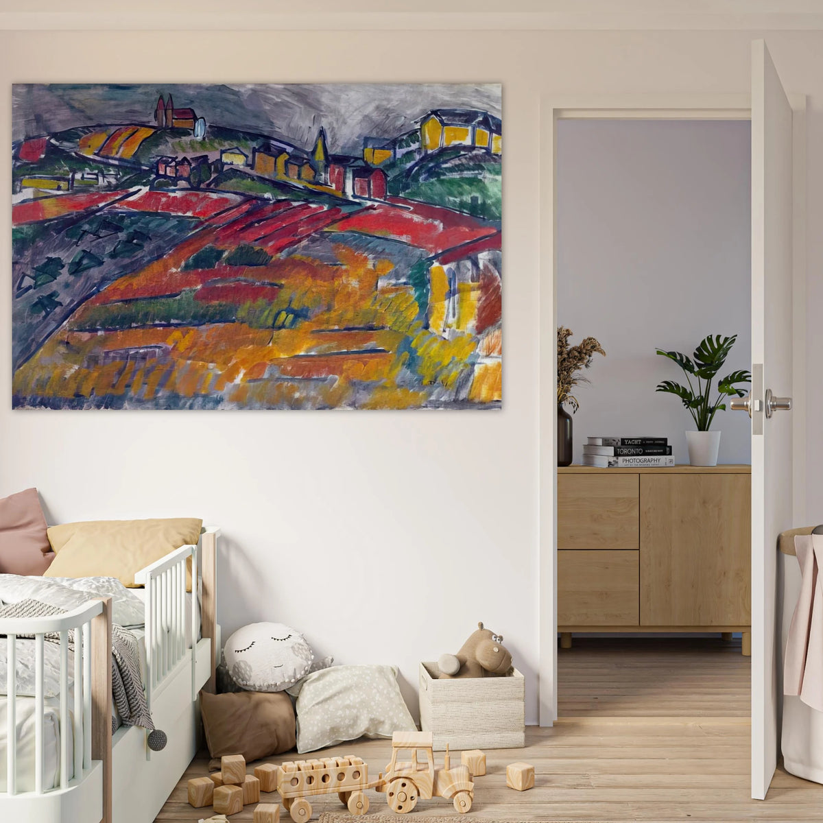 LANDSCAPE WITH RED AND YELLOW Poster | Raoul Dufy Poster | Raoul Dufy Shop