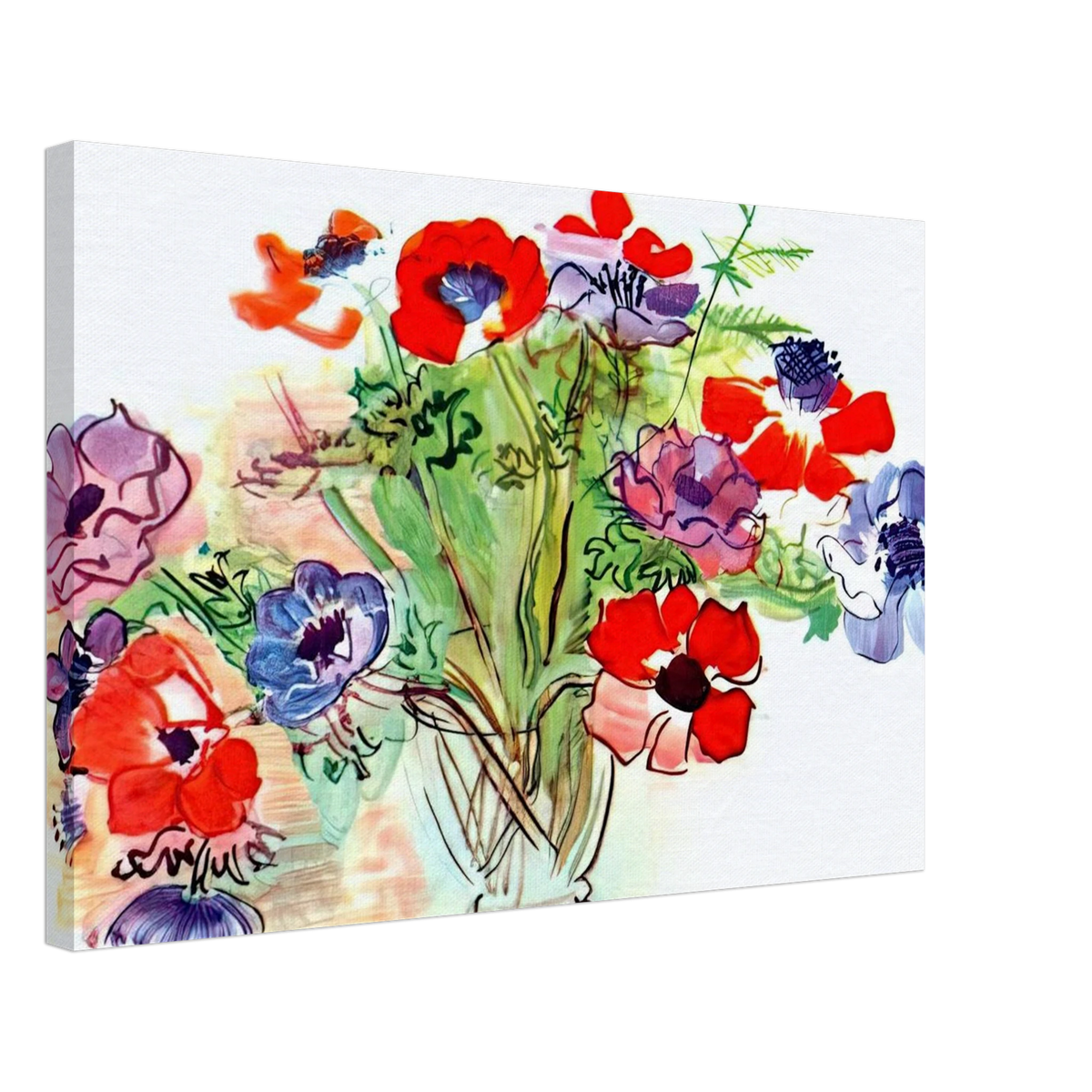 BOUQUET OF FLOWERS 1937 Canvas | Raoul Dufy Canvas | Raoul Dufy Shop