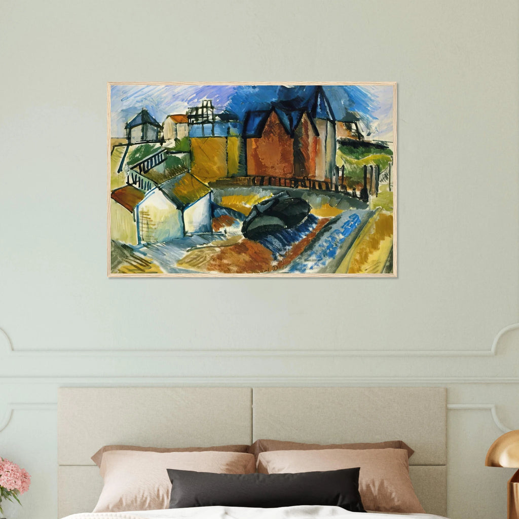 THE BEACH AT HAVRE 1910 Framed Poster | Raoul Dufy Framed Prints Wall Art | Raoul Dufy Shop