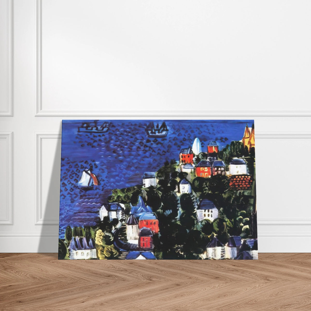 VIEW OF SAINTE ADRESSE Canvas | Raoul Dufy Canvas | Raoul Dufy Shop