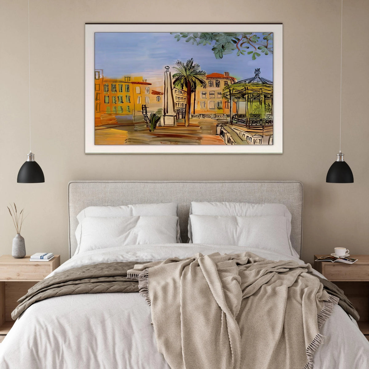 THE SQUARE IN HYERES Poster | Raoul Dufy Poster | Raoul Dufy Shop