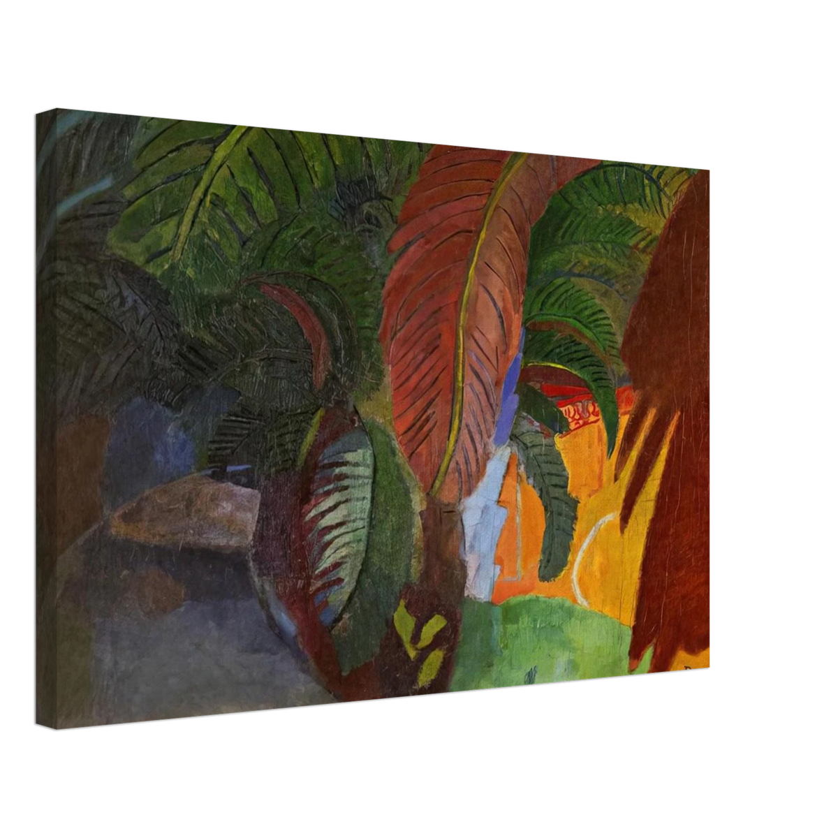 PALM TREES AT MARTIGUES HOMAGE TO GAUGUIN 1910 Canvas | Raoul Dufy Canvas | Raoul Dufy Shop