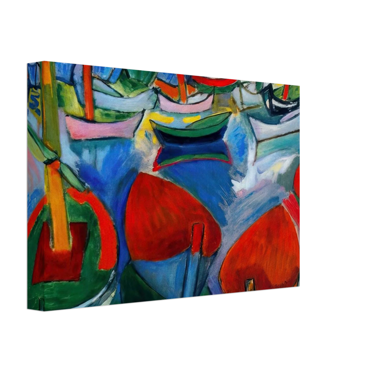 BOATS AT MARTIGUES 1908 Canvas | Raoul Dufy Canvas | Raoul Dufy Shop